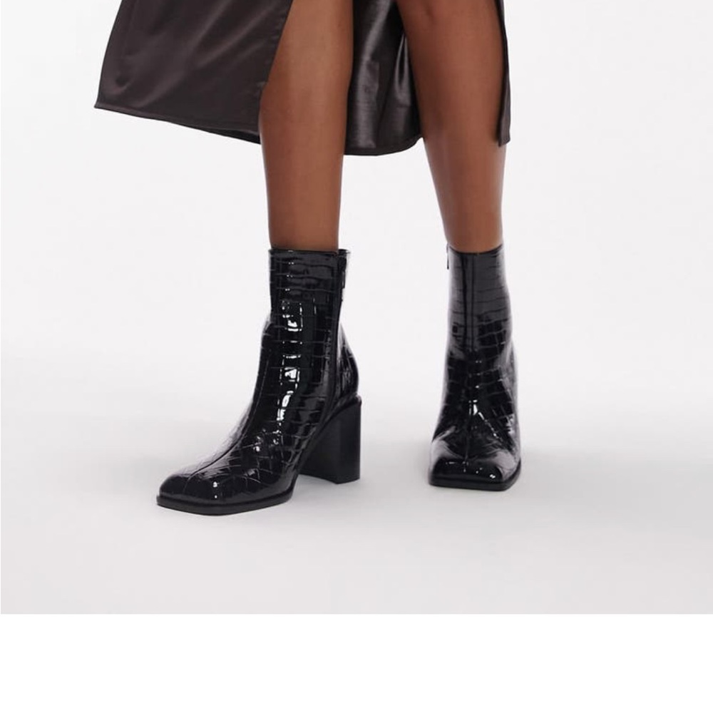 Topshop Mae block heel ankle boot‎